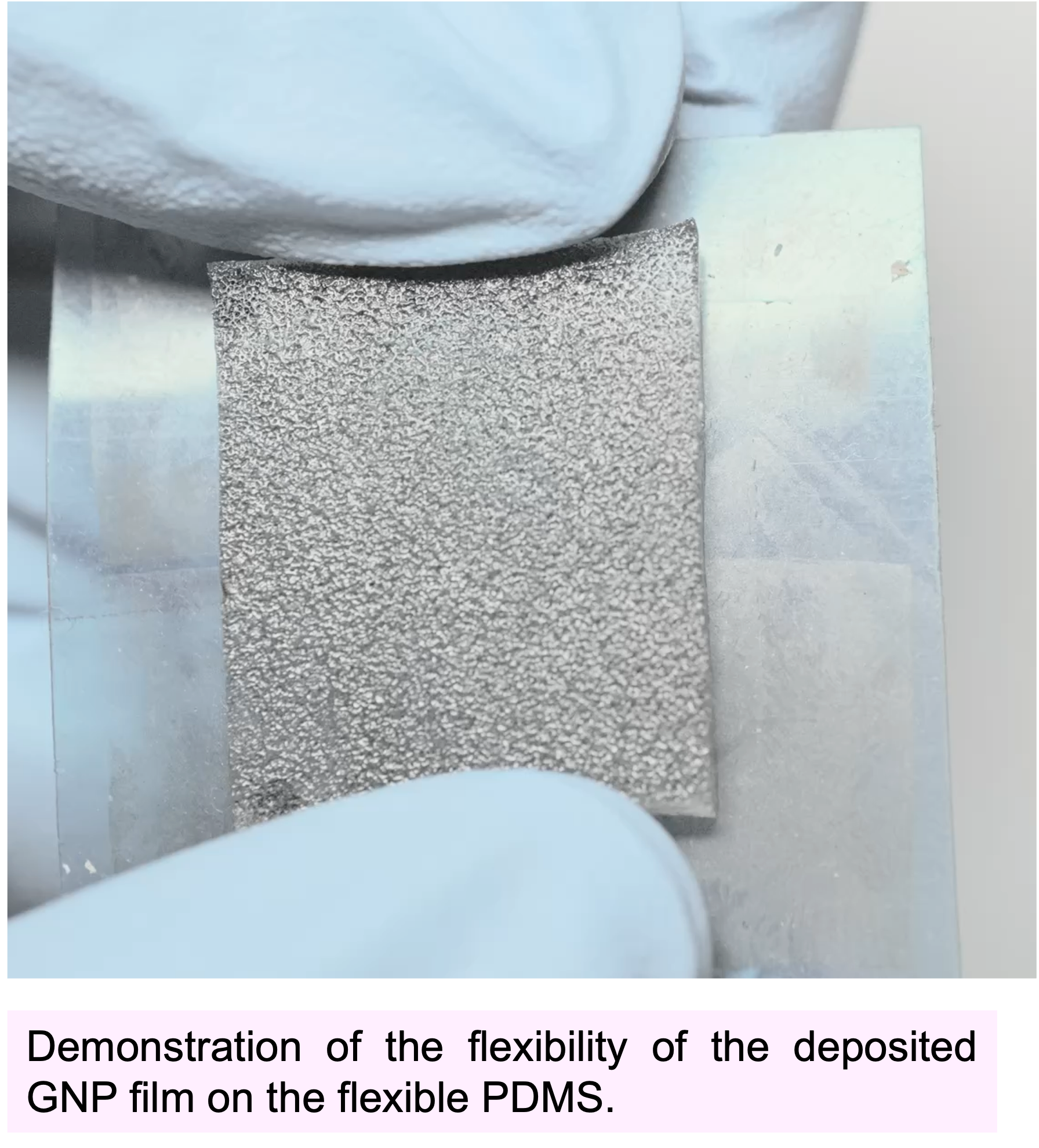 Cold Spray on PDMS